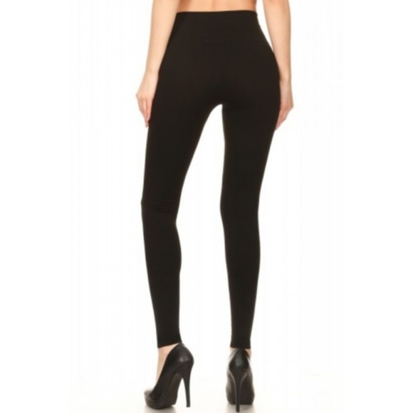 High Waist Tummy Control Slimming Leggings - Picture 2 of 4